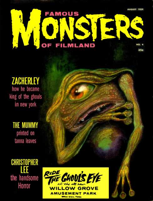 Famous Monsters of Filmland #4 comic cover