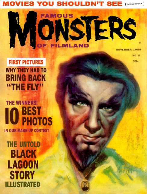 Famous Monsters of Filmland #5 comic cover