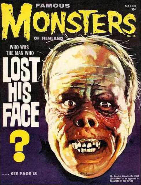 Famous Monsters of Filmland #16 comic cover