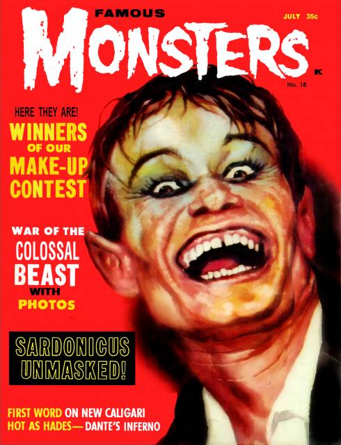 Famous Monsters of Filmland #18 comic cover