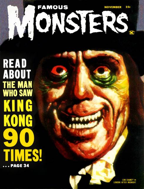 Famous Monsters of Filmland #20 comic cover