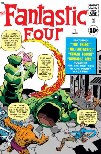 Fantastic Four Vol 1 #1 comic cover