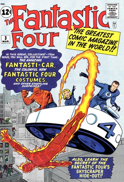Fantastic Four Vol 1 #3 comic cover