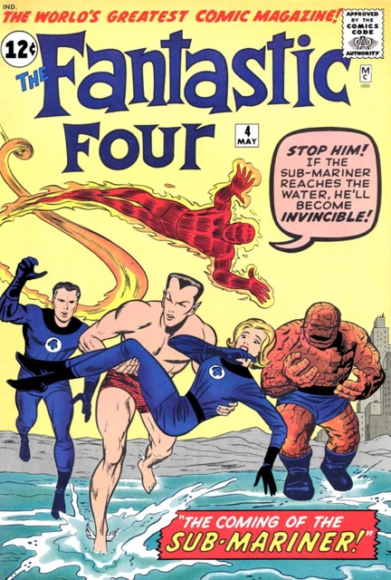 Fantastic Four Vol 1 #4 comic cover