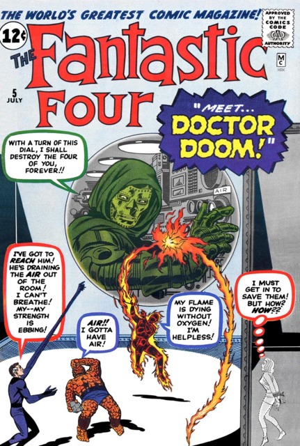 Fantastic Four Vol 1 #5 comic cover