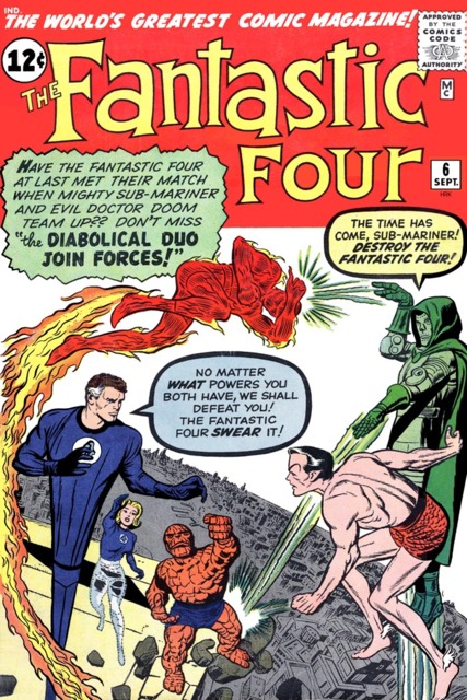Fantastic Four Vol 1 #6 comic cover