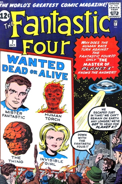 Fantastic Four Vol 1 #7 comic cover