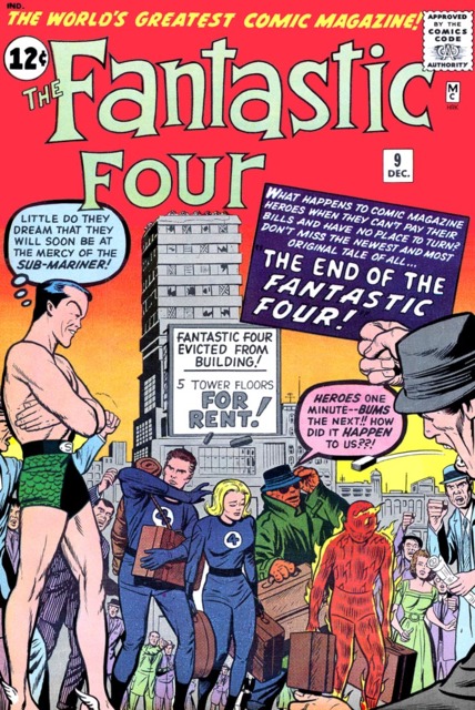 Fantastic Four Vol 1 #9 comic cover