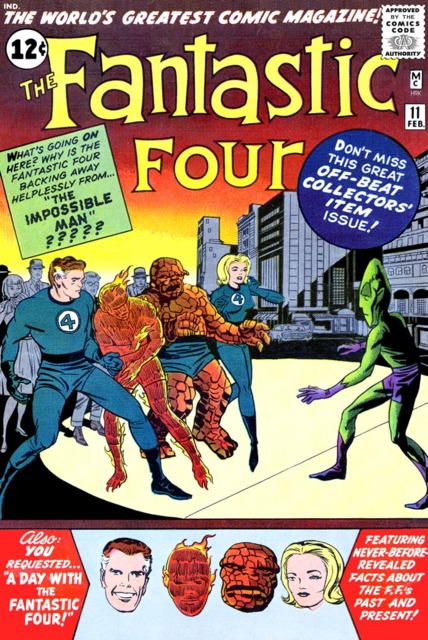 Fantastic Four Vol 1 #11 comic cover