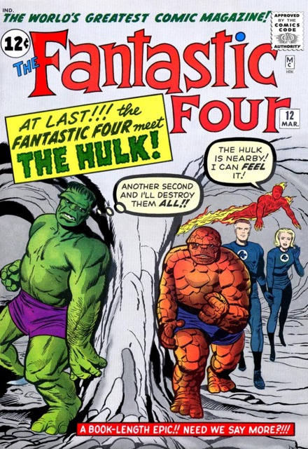 Fantastic Four Vol 1 #12 comic cover