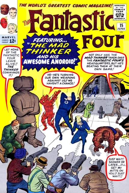 Fantastic Four Vol 1 #15 comic cover