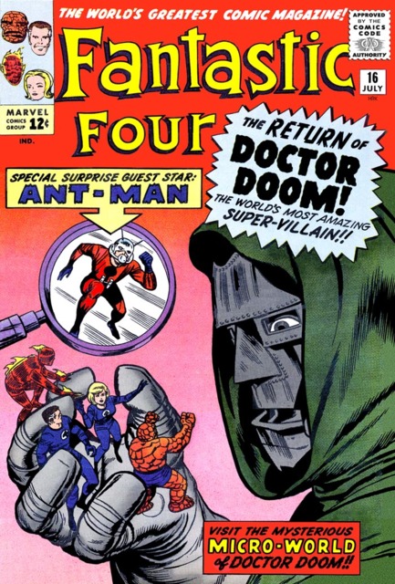 Fantastic Four Vol 1 #16 comic cover