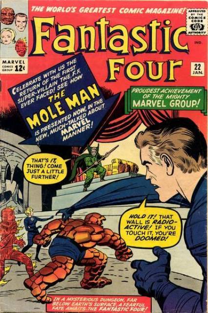 Fantastic Four Vol 1 #22 comic cover