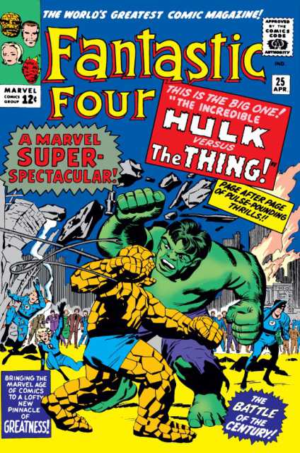 Fantastic Four Vol 1 #25 comic cover