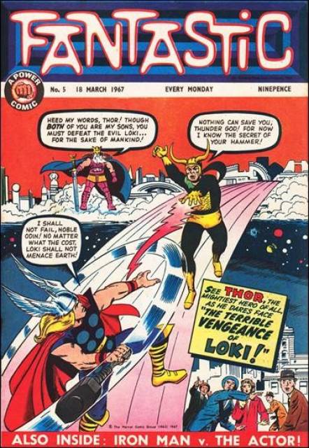 Fantastic #5 comic cover