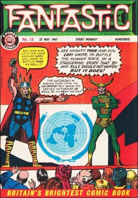 Fantastic #15 comic cover