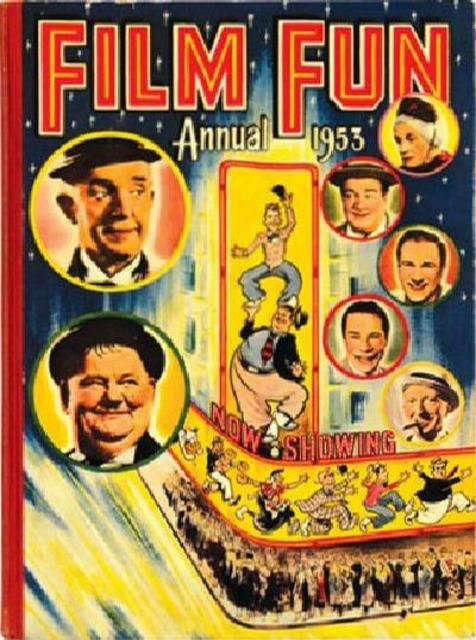 Film Fun Annual 1953 comic cover