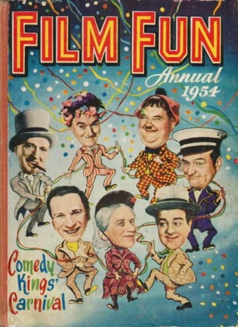 Film Fun Annual 1954 comic cover