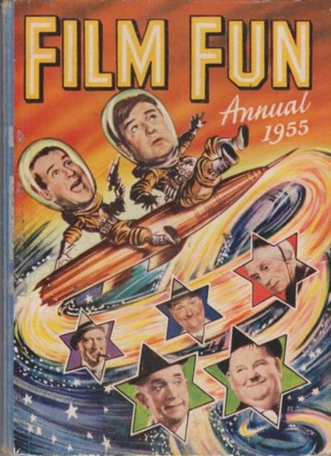 Film Fun Annual 1955 comic cover