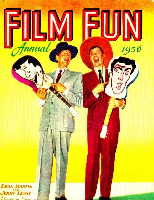 Film Fun Annual 1956 comic cover