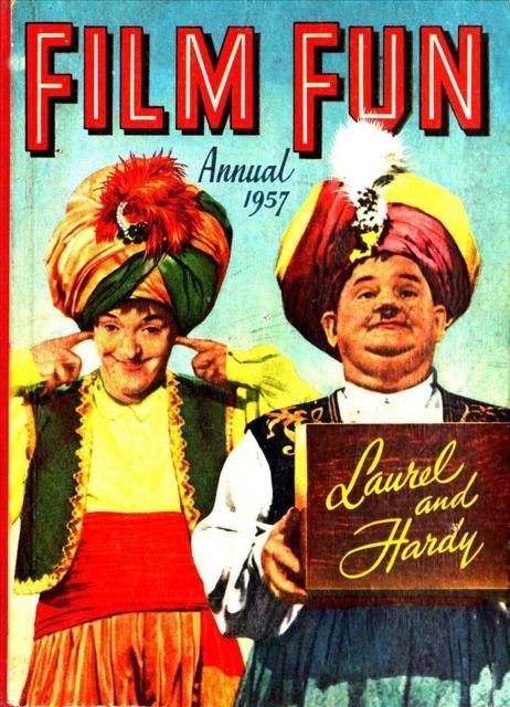 Film Fun Annual 1957 comic cover