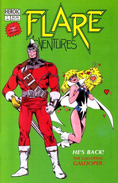 Flare Adventures #7 comic cover
