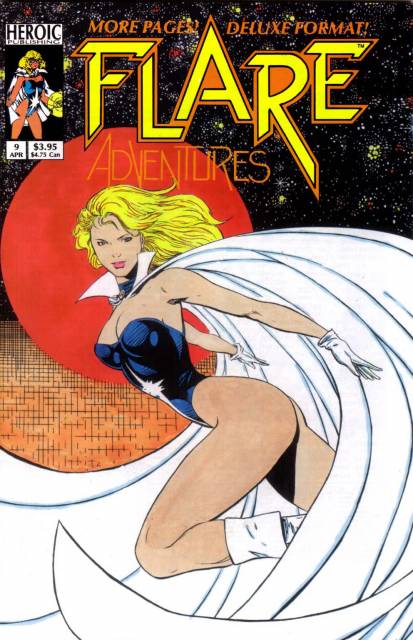 Flare Adventures #9 comic cover