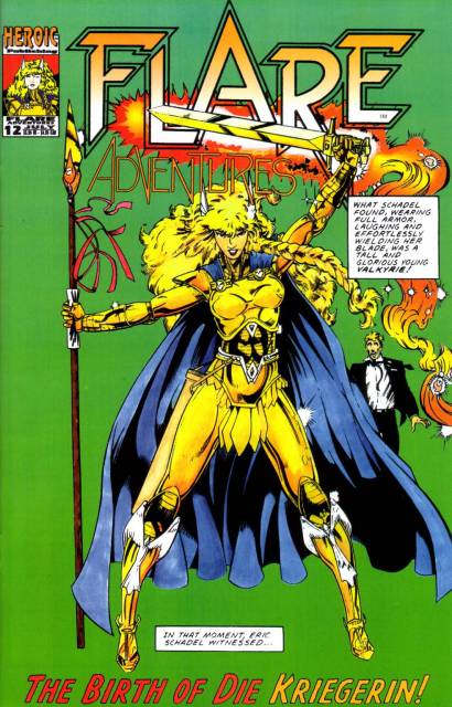 Flare Adventures #12 comic cover