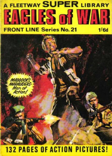 Fleetway Super Library Front Line Serie #21 comic cover