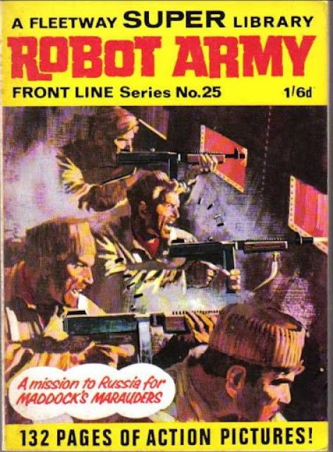 Fleetway Super Library Front Line Serie #25 comic cover
