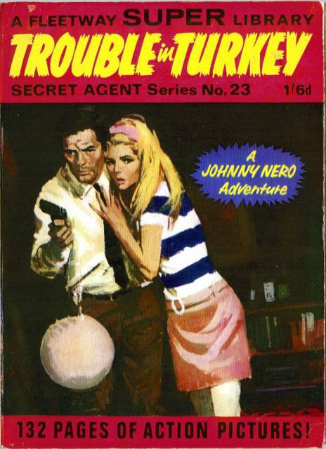 Fleetway Super Library Secret Agent Serie #23 comic cover