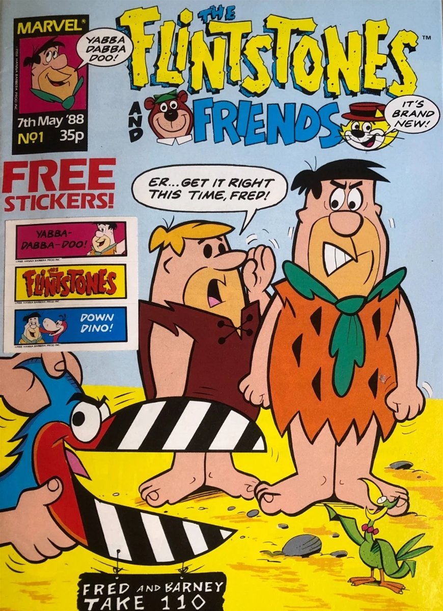 Flintstones and Friends #1 with free gift comic cover
