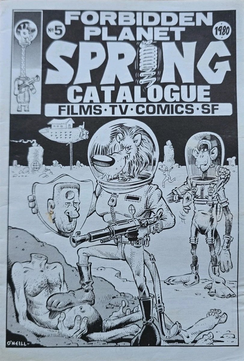 Forbidden Planet Catalogue Spring 1980 comic cover