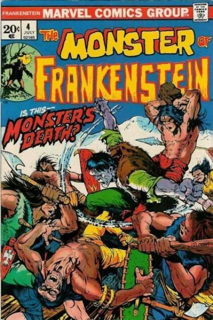 Frankenstein Monster #4 comic cover