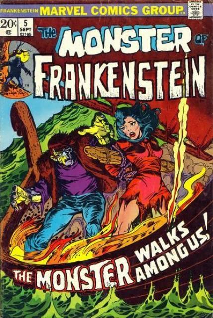 Frankenstein Monster #5 comic cover