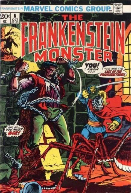 Frankenstein Monster #6 comic cover