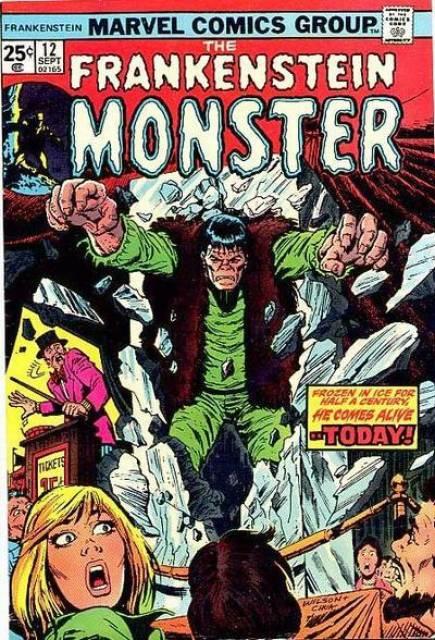 Frankenstein Monster #12 comic cover