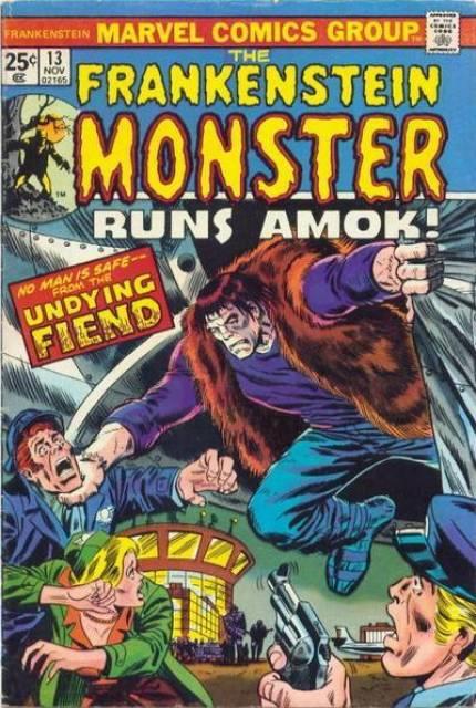 Frankenstein Monster #13 comic cover