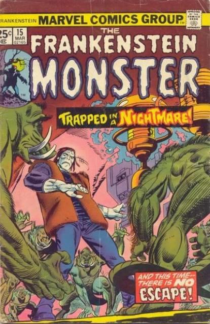 Frankenstein Monster #15 comic cover