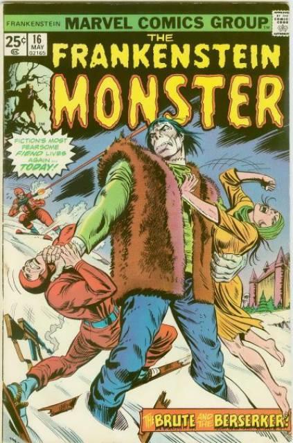Frankenstein Monster #16 comic cover