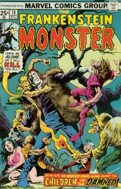 Frankenstein Monster #18 comic cover
