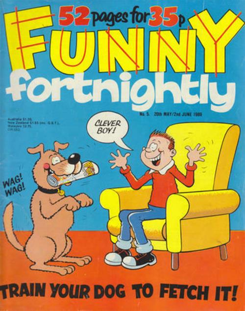 Funny fortnightly #5 comic cover