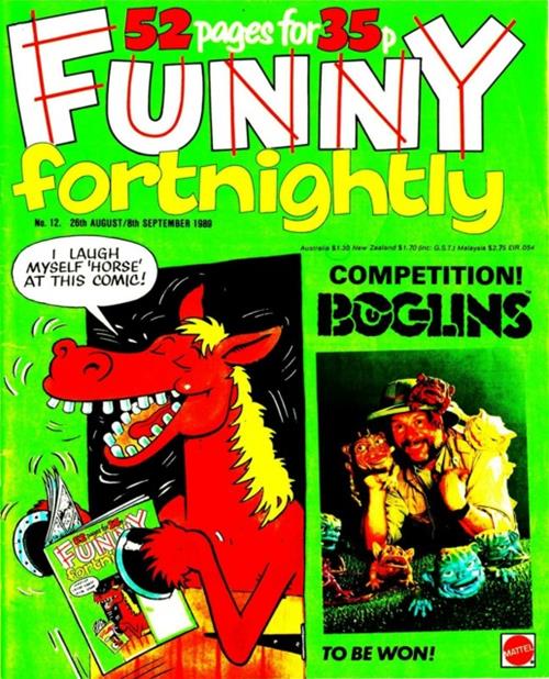 Funny fortnightly #12 comic cover