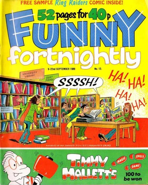 Funny fortnightly #13 comic cover