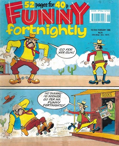 Funny fortnightly #24 comic cover
