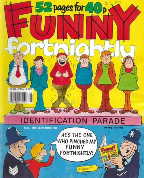 Funny fortnightly #25 comic cover