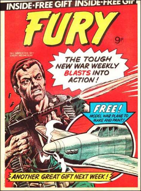 Fury #1 with free gift comic cover