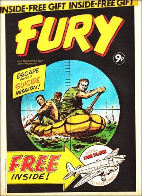 Fury #2 with free gift comic cover