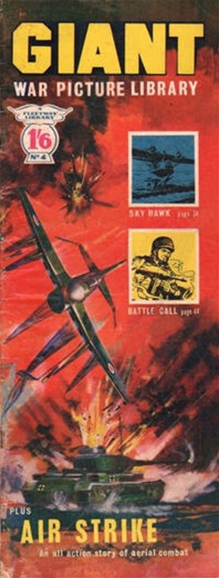 Giant War Picture Library #4 comic cover