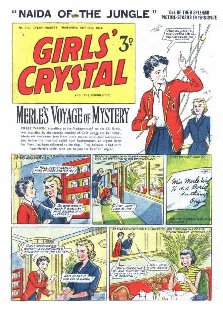 Girl's Crystal #912 comic cover